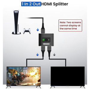 Adaptador Multi Monitor para 3 pantallas separadas HDMI2.1 8K 60Hz HDMI Extended Dual screens Switcher para Macbook PS5 Desktop - Product Image 5