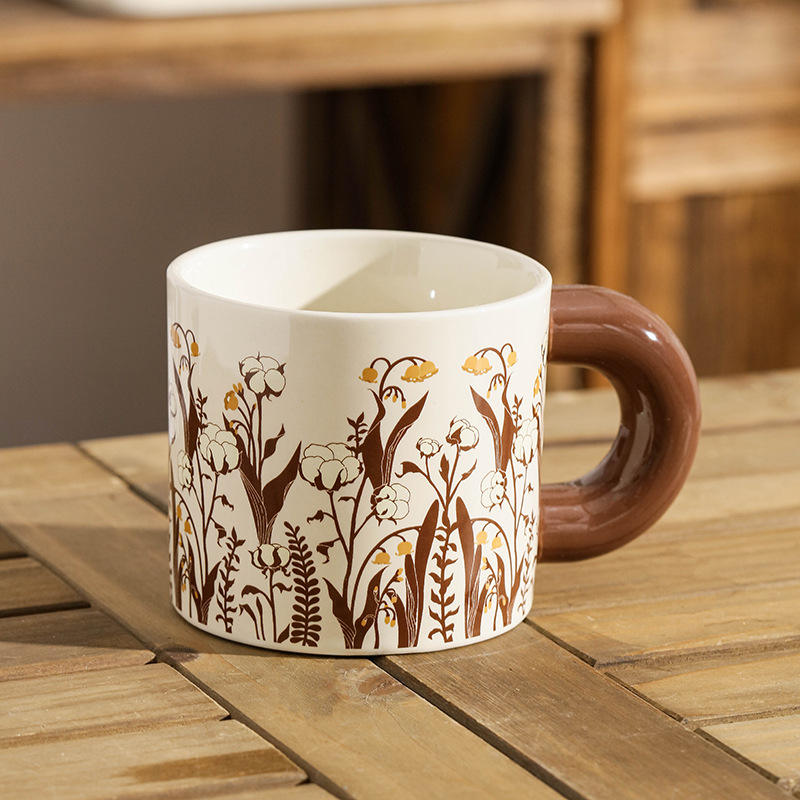 ถ้วยตรงด้ามจับใหญ่ - ผ้าฝ้าย (ถ้วยเดี่ยว)