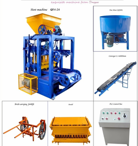 QT4-24 Semi-<strong>Automatic</strong> Small Manual <strong>Blocks</strong> <strong>Making</strong> <strong>Machine</strong> Efficient Brick Production Line Concrete Material Quality Bearing Price - Product Image 6