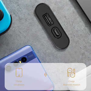 USB masaüstü şarj cihazı gömülü ABS ile tip-c ve 9V/2A giriş 5W 18W çıkış gücü dahili USB şarj soketi mobilya için - Product Image 4