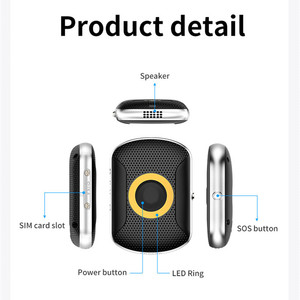 4g智能跟踪器定位器lora gpskidstracker microgpstracker gpsminitracker项圈全球定位系统狗宠物 - Product Image 2