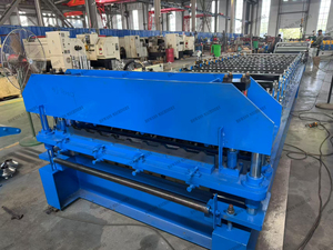 Tốc độ cao kim loại thép kẽm mái ngói cán hình thành mái ngói Máy làm ibr tấm lợp Máy làm - Product Image 3