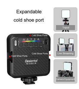 Desiontal X1 Portable RGB Cell Phone Live Streaming Fill <strong>Light</strong> with 9 <strong>FX</strong> Effects Adjustable Brightness for Photography and Video - Product Image 4