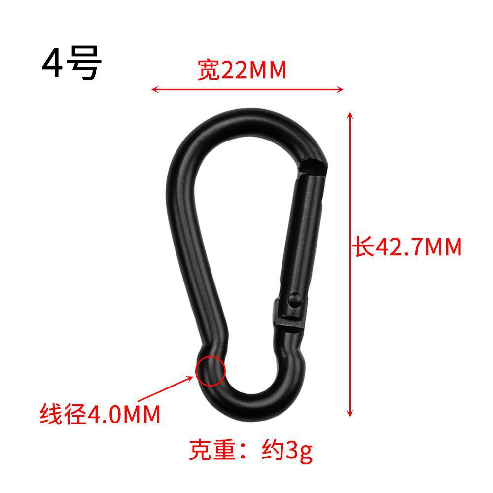 ไม่หัวเข็มขัดอิเล็กโทรโฟรีซิสอะลูมิเนียมอัลลอยด์ 4 ชิ้น