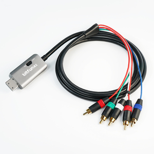 Bitfunx RGBS VGA至组件视频5RCA YPbPr电缆，用于Se-ga Dreamcast DC游戏机复古游戏配件 - Product Image 5