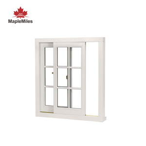 Maple miles Modernes Design Hurricane Protection PVC-Schiebefenster Wind dicht mit Kunststoff rahmen