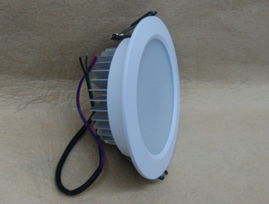 DMX512 RGB 4 teller dim 18W 24W 30W Dmx Rgb Led COB downlight/rgb Led tavan ışık spot - Product Image 4