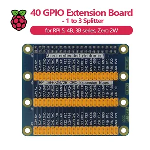 Raspberry Pi GPIO-Erweiterungs karte 1 bis 3, 40-poliges GPIO-Modul für Raspberry Pi 5, 4B, 3B/3B, Zero 2 W Banana Pi
