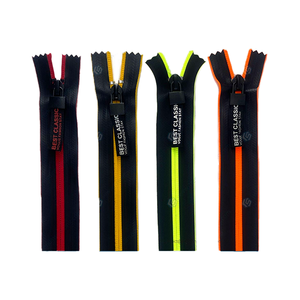 Chất lượng cao tùy chỉnh chiều dài đa băng ycc sọc vàng thanh trượt dập nổi Dây kéo kim loại màu sắc khác nhau độ bền cao bền - Product Image 3