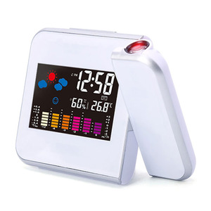 发光二极管智能USB可充电数字调频收音机镜台投影闹钟 - Product Image 3