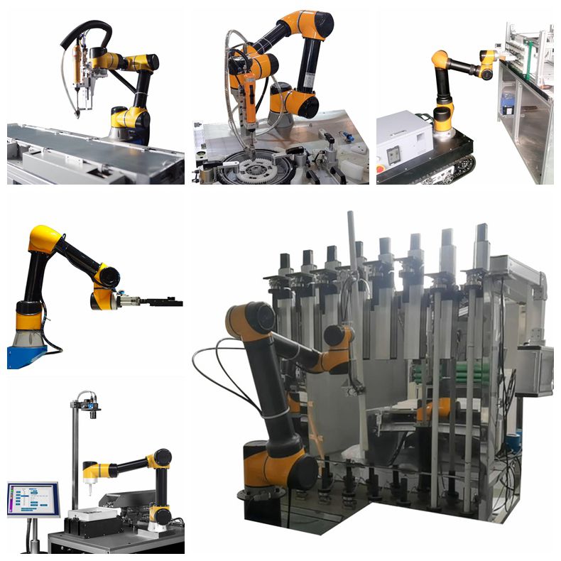 Smart platform controls the of the robot arm for coffee machine collaborative robot 6 axis robot arm