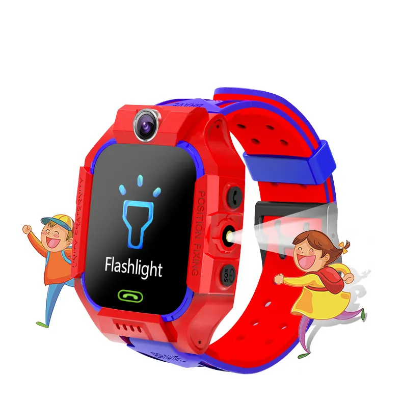 2G emergency call dialing children smart watches, parents worry-free remote following gps navigation watches for kids