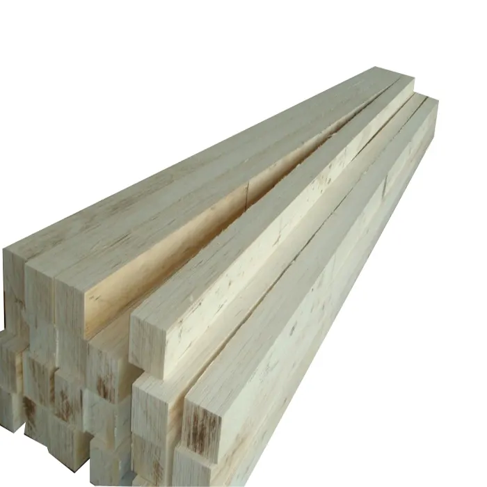 Madeira laminada impermeável para paletes de construção, madeira de pinho longa, porta de uso, moldura