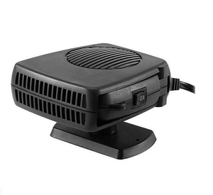 Taşınabilir araba 2 in 1 eğlenceli ve ısıtıcı fanı araç elektronik havalı ısıtıcı 12V 200W araç ön camı isıtıcı buğu çözücü buz çözücü - Product Image 2