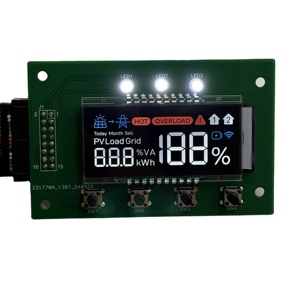 Retroiluminación blanca personalizada 12,00 OClock Mono VA/TRANSMISSIVE/NEGATIVE SEGMENTO Módulos LCD Pantalla LCD transmisiva personalizada - Product Image 1
