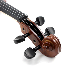Strumento a corda fatto a mano acustica avanzata fiamma materiale acero violino modellato in fibra di carbonio Full size - Product Image 6