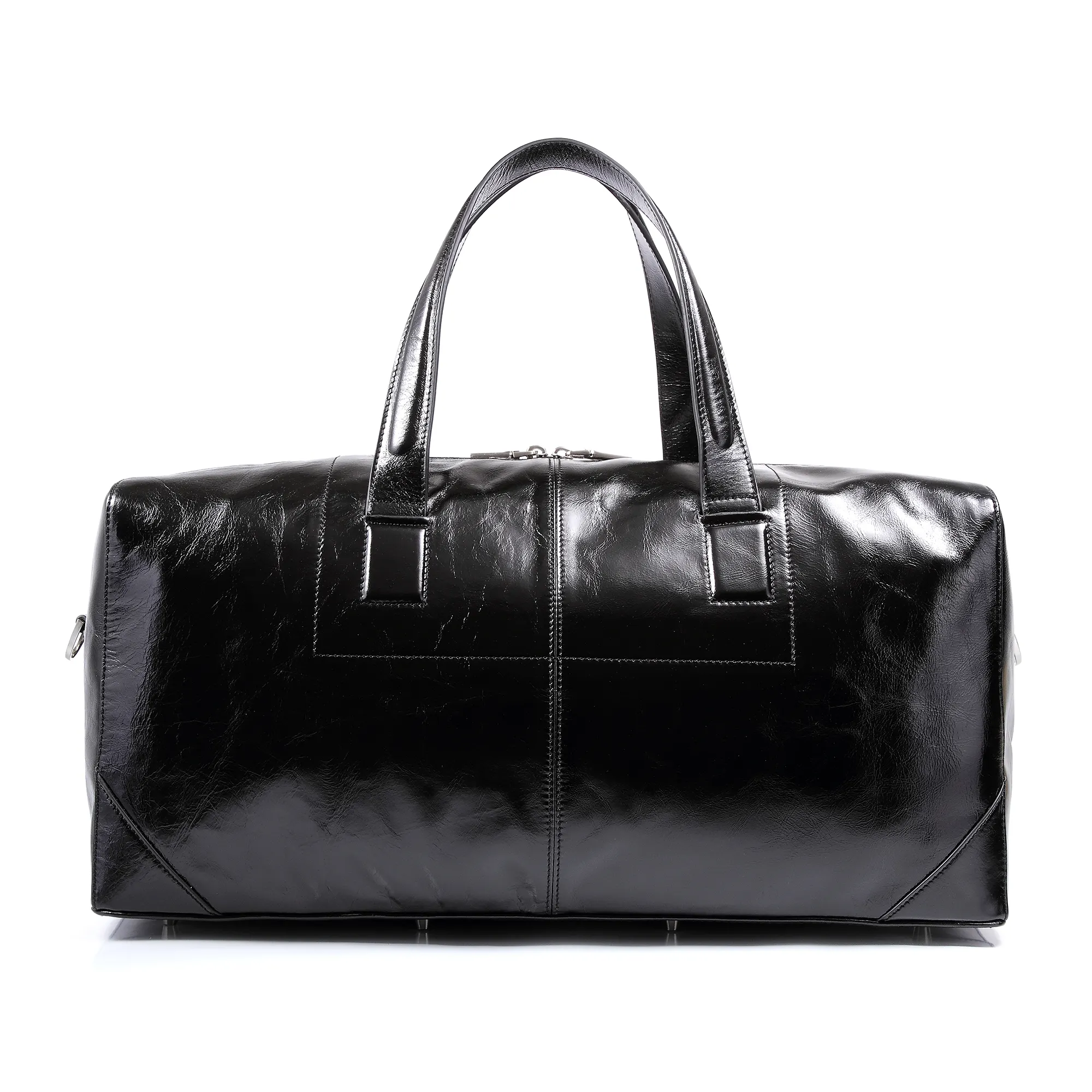 Gionar Nero del Cuoio Genuino Bagaglio A Mano borsa Da Viaggio In Pelle Vintage di Lusso del Mens Duffle bag Per Gli Uomini On-Line Shopping Uk