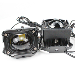 60W U9Plus çift renkler Rgb Led lazer ışığı müzik kontrol cihazı motosiklet Offroad sis farları için - Product Image 3