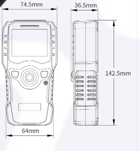 Cầm tay methane, propane, butan, hydrogen, và Carbon Dioxide đa-gas Detector - Product Image 5