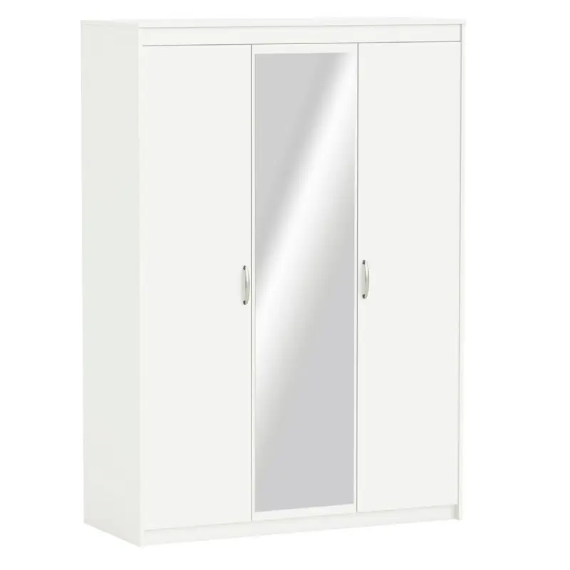 Armadio camera da letto mobili legno mdf design semplice specchio moderno armadio camera da letto 2 ante armadio