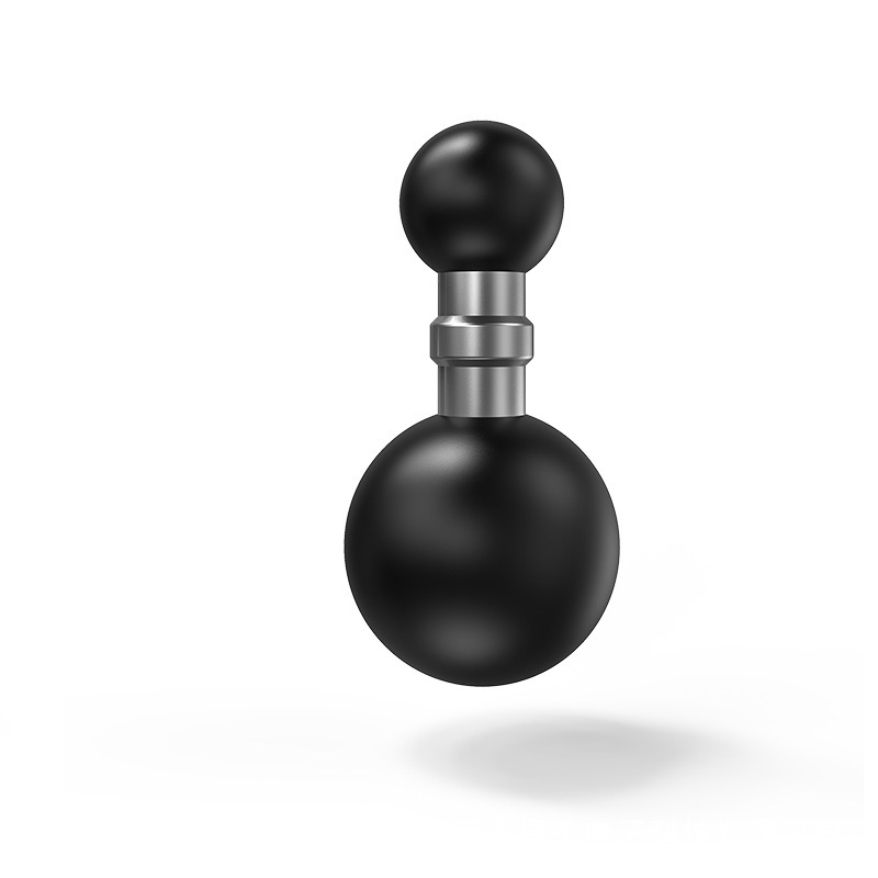 R10 noir avec boule 1'' à 25mm noire