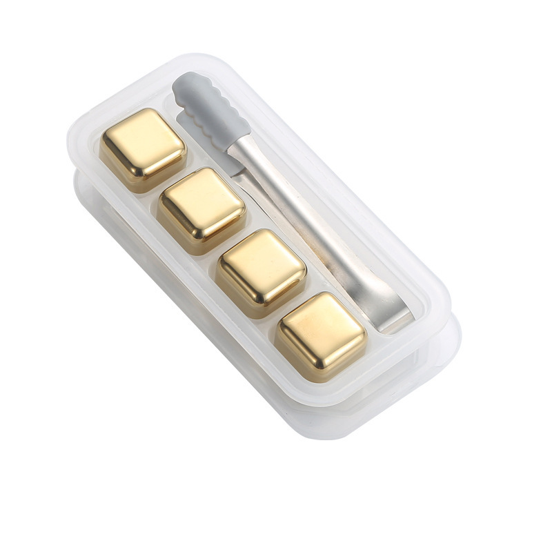 Oro - 4 piezas con pinzas
