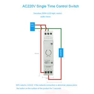 Interruttore di controllo del tempo del Microcomputer 220V luce stradale interruttore temporizzatore timer