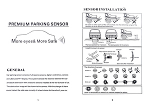 12V Rear View HD <strong>Reverse</strong> Camera Side Rear Digital Parking Auto Back Car Blind Spot <strong>Sensor</strong> - Product Image 6