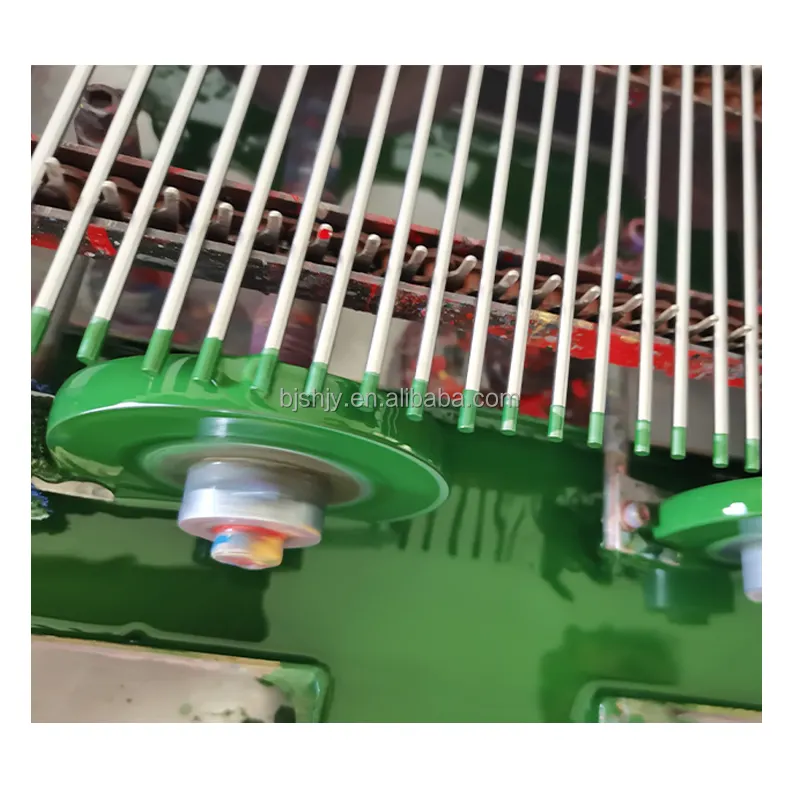 Varilla de electrodos de soldadura TIG verde tungsteno puro WP para soldadura de aluminio