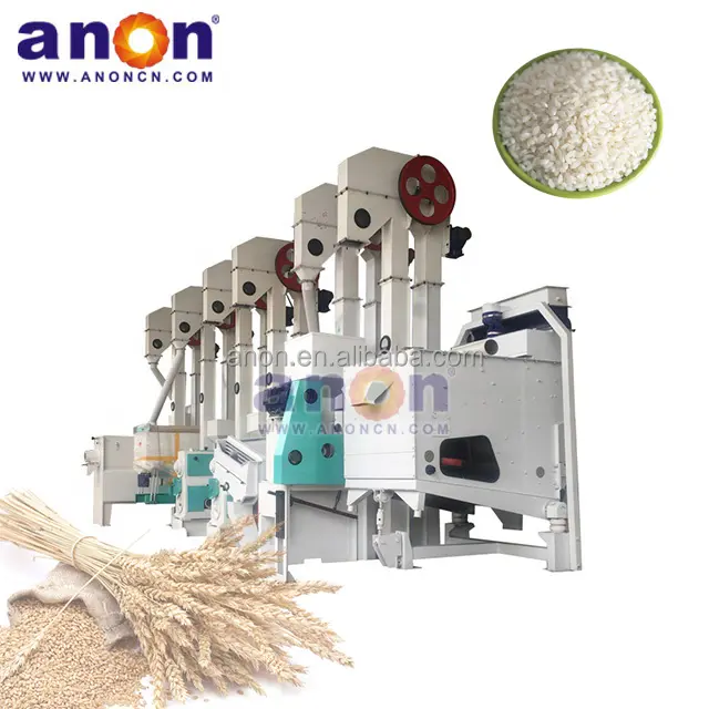 Mini moulin à riz portable ANON Elite série 20-30 tpd machine de traitement du riz redéfinie par excellence