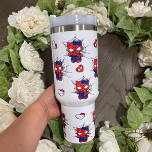 Düşük adedi özel logo karikatür Anime film sevimli örümcek 40oz termos kupa yalıtım paslanmaz çelik 40oz kahve kupalar Tumbler - Product Image 2