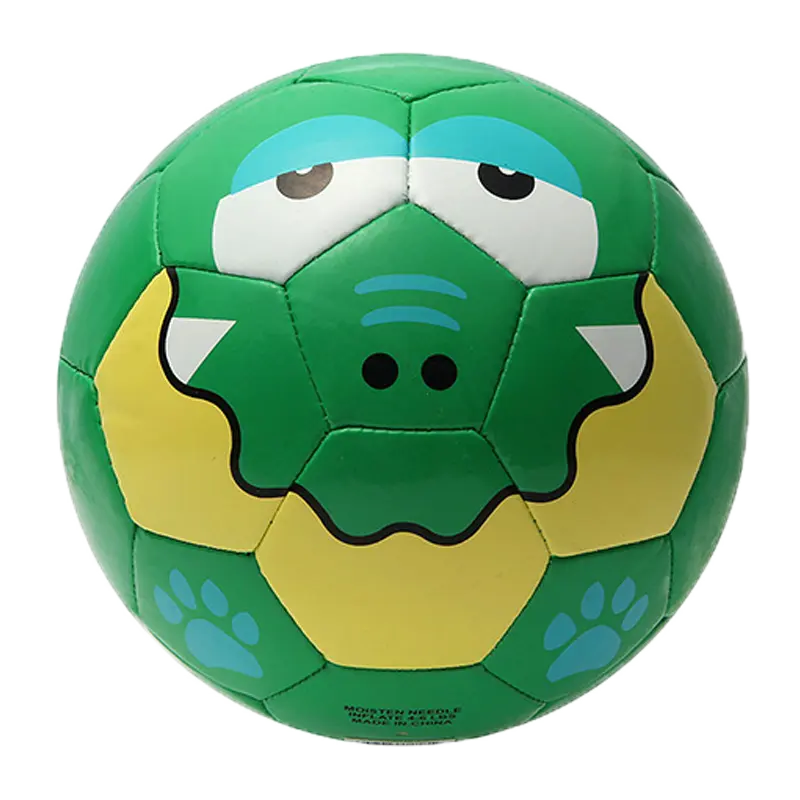 Calcio stampato animale del pallone da calcio del PVC di dimensione e peso ufficiali cuciti a macchina all'ingrosso per i bambini