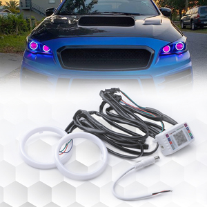Universal <strong>Led</strong> Halo Rings Light App Control Auto <strong>Led</strong> Angel Eyes 80MM 60MM <strong>70MM</strong> Full Circle Angel Eyes Rgb Angel Eyes for Bmw