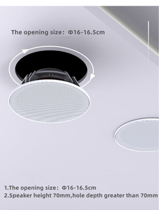 <strong>Embedded</strong> Broadcasting System Wireless Bluetooh Wall Mounted Ceiling <strong>Sound</strong> Home Ceiling Speakers Ceiling Subwoofer Speakers - Product Image 3