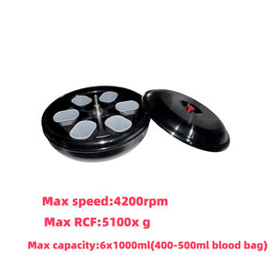 Preço de fábrica 6000rpm Floor Standing Grande Capacidade Refrigerado Centrífuga 6x1000ml <span class=keywords><strong>Blood</strong></span> Bag Centrífuga Máquina Laboratório - Product Image 5