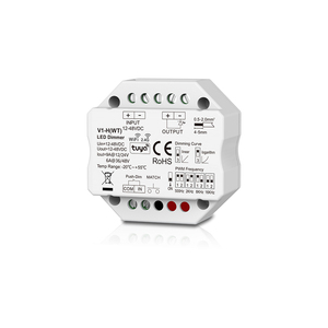Skydance V1-H(WT) 1CH * 6A/9A 12-48VDC WIFI и RF контроллер постоянного напряжения Tuya APP + RF Remote + Push-переключатель + Голосовое управление - Product Image 1