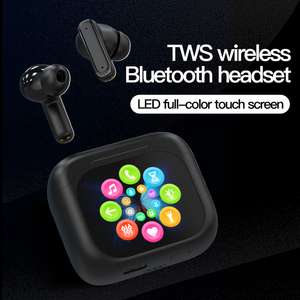 Auriculares deportivos TWS Auriculares Bluetooth inalámbricos con pantalla a Color inteligente con indicador de batería LED y función de notificación de mensajes - Product Image 2