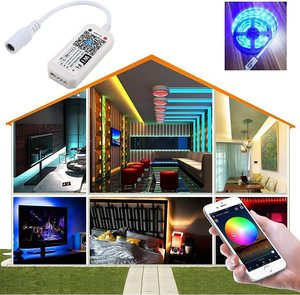 4 Pin умный Wi-Fi и RF беспроводной пульт дистанционного управления RGB светодиодный контроллер, WiFi блок управления для RGB Светодиодные полосы света - Product Image 6