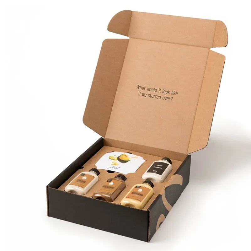 Cajas de embalaje de correo personalizadas OEM de fábrica suscripción misteriosa productos de belleza embalaje cajas de envío con inserto