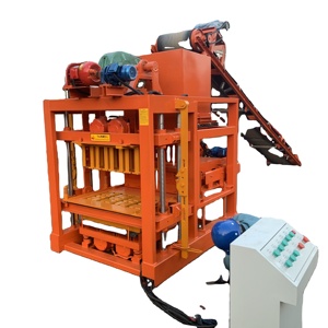 blockherstellungsmaschine produktionslinie qtj4-26 halbautomatische ziegelmaschine für die herstellung von hohlen blöcken und für pflasterarbeit - Product Image 5