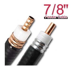 Koaksiyel besleyici kablo sızdıran besleyici süper esnek Rf anten 1/2 ''3/8" 7/8 "75ohm 50ohm 1 2 besleyici kablo bakır boru 5 Mim 40kw - Product Image 1