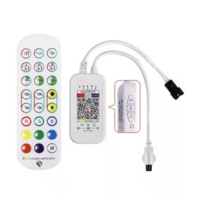 DC 5V-24V WS2811 WS2812B Пиксельная Адресуемая Светодиодная лента RGB Dream Color 24 ключа пульт дистанционного управления приложением Smart Led Controller - Product Image 3