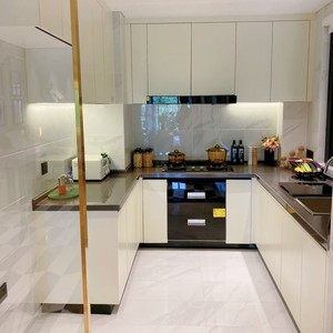 Lacca laminata finitura professionale 100% Made in Vietnam su misura moderna armadio da cucina accessori pensile cucina