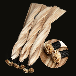 Thanh Đảo haohao tóc 15A lớp Pre ngoại quan phần mở rộng tóc 100 thô cambodian k lời khuyên 27 màu Keratin Flat tip phần mở rộng tóc - Product Image 6