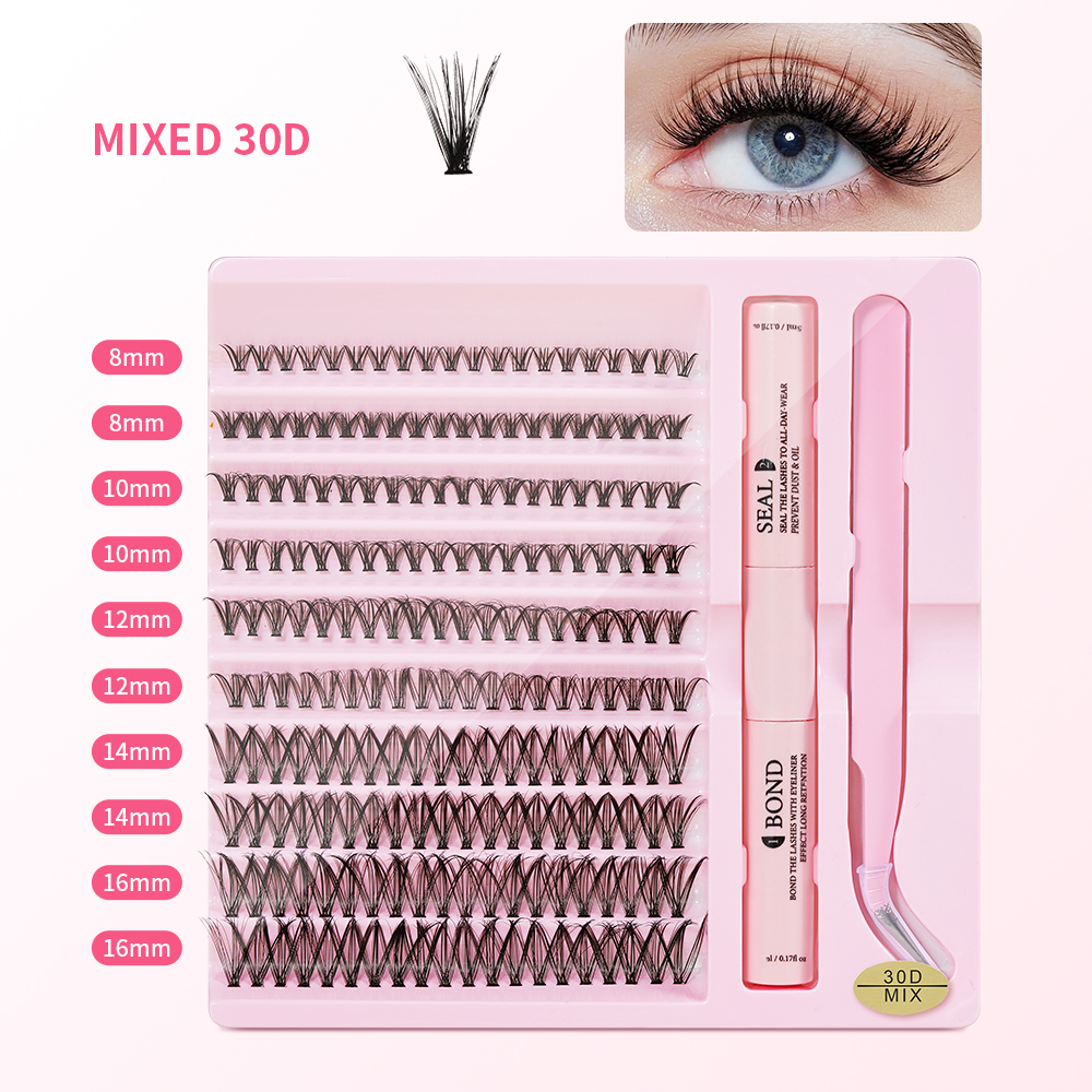 30D-avec lien et joint et pince à épiler