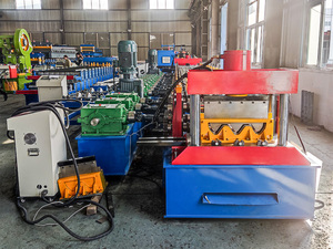 Tự động đường cao tốc hộ Lan tôn sóng tai nạn cuộn hình thành máy an toàn đường bộ hộ Lan tôn sóng Máy làm với PLC - Product Image 4