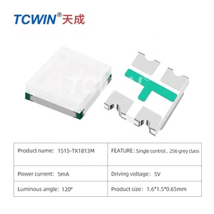 Tcwin 1515ไดโอด SMD LED แบบโปรแกรมได้สี5V TX1813M 120องศาชิปโมดูล SMD LED - Product Image 2