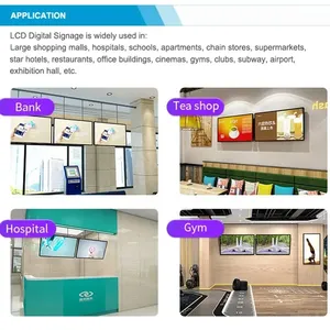 Display digital signage wallmount software cms 500cd telecomando smart digitale grande display da parete timer lcd - Product Image 2