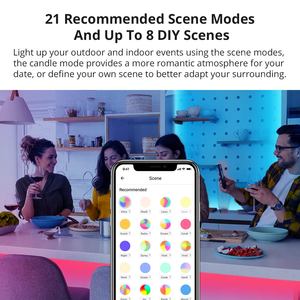 Sonoff L2 Lite abd akıllı Led ışık şerit 5m uzaktan müzik kontrol cihazı kesilebilir esnek Led Diy ışık şeridi ile çalışmak alexa - Product Image 4