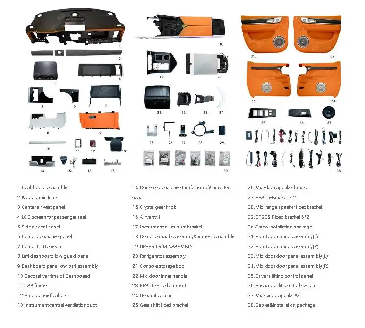 Originele Gloednieuwe Interieurkits Koplamp 2020 Vloermat Radio Bluetooth Toyota Sienna 2010 Met Uw Beste Keuze